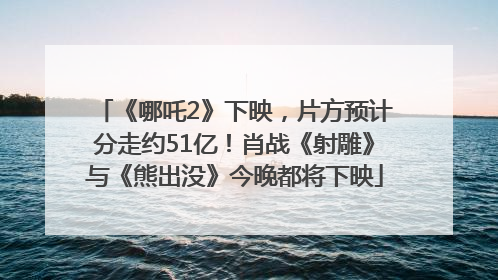 《哪吒2》下映，片方预计分走约51亿！肖战《射雕》与《熊出没》今晚都将下映