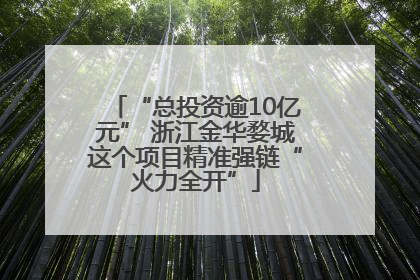 “总投资逾10亿元” 浙江金华婺城这个项目精准强链“火力全开”