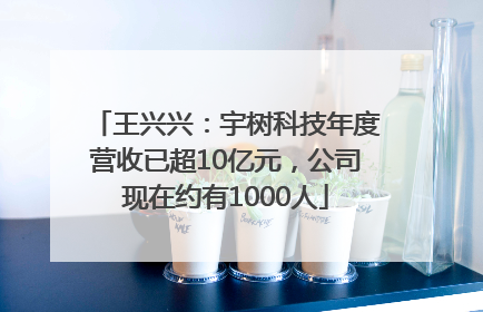 王兴兴：宇树科技年度营收已超10亿元，公司现在约有1000人