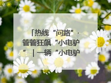 热线“问路”·管管狂飙“小电驴”｜一辆“小电驴”驮了五个娃