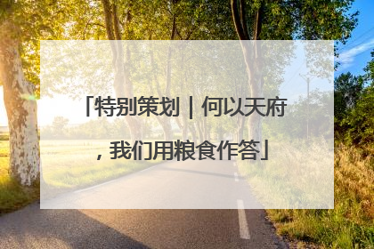 特别策划｜何以天府，我们用粮食作答