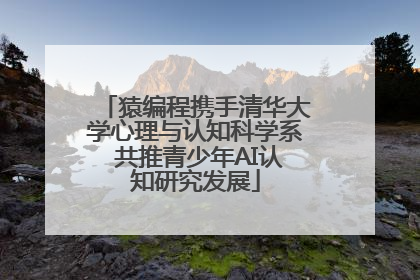 猿编程携手清华大学心理与认知科学系 共推青少年AI认知研究发展