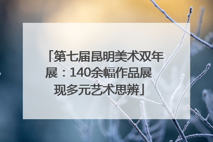 第七届昆明美术双年展：140余幅作品展现多元艺术思辨