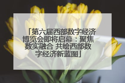 第六届西部数字经济博览会即将启幕：聚焦数实融合 共绘西部数字经济新蓝图