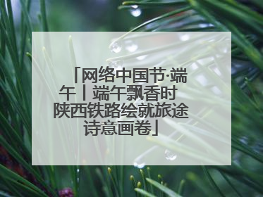 网络中国节·端午丨端午飘香时 陕西铁路绘就旅途诗意画卷