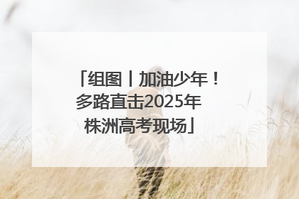 组图丨加油少年！多路直击2025年株洲高考现场