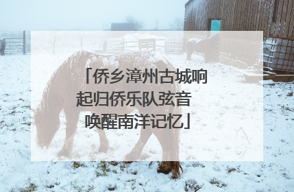 侨乡漳州古城响起归侨乐队弦音 唤醒南洋记忆