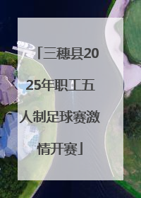 三穗县2025年职工五人制足球赛激情开赛