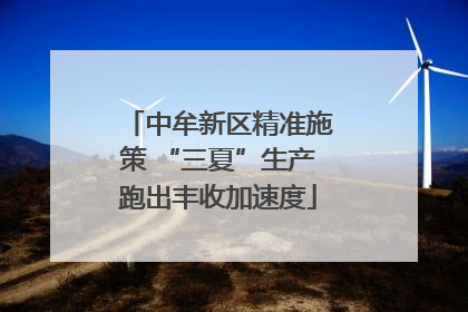 中牟新区精准施策 “三夏”生产跑出丰收加速度