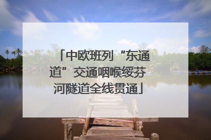 中欧班列“东通道”交通咽喉绥芬河隧道全线贯通