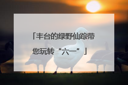 丰台的绿野仙踪带您玩转“六一”