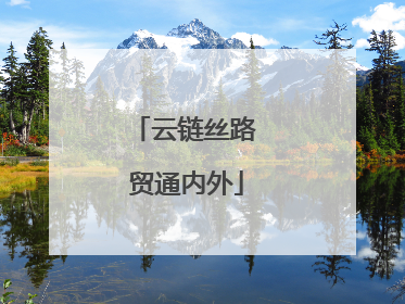 云链丝路 贸通内外