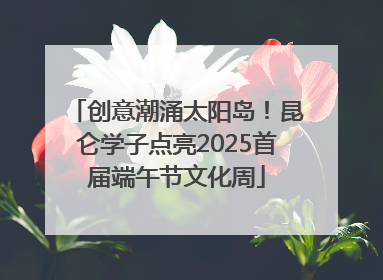 创意潮涌太阳岛！昆仑学子点亮2025首届端午节文化周