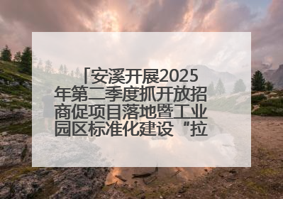 安溪开展2025年第二季度抓开放招商促项目落地暨工业园区标准化建设“拉练”活动