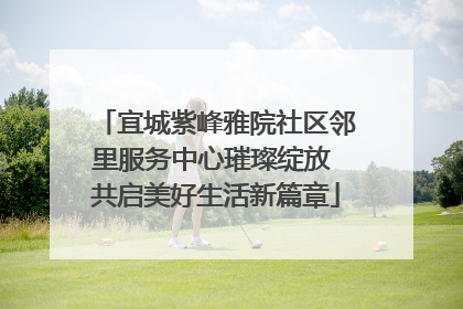 宜城紫峰雅院社区邻里服务中心璀璨绽放 共启美好生活新篇章