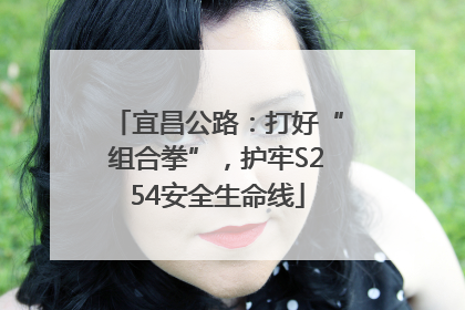 宜昌公路：打好“组合拳”，护牢S254安全生命线