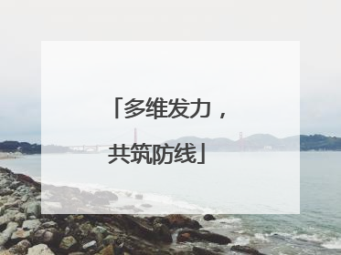 多维发力，共筑防线