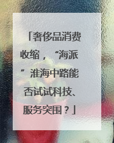 奢侈品消费收缩，“海派”淮海中路能否试试科技、服务突围？