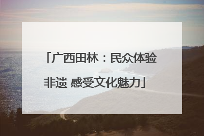 广西田林：民众体验非遗 感受文化魅力