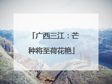 广西三江：芒种将至荷花艳
