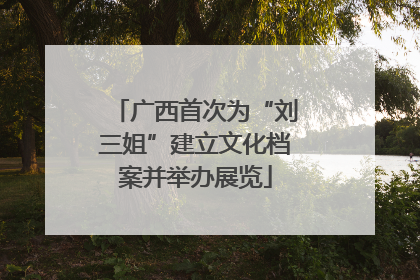 广西首次为“刘三姐”建立文化档案并举办展览