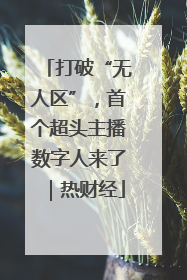 打破“无人区”，首个超头主播数字人来了｜热财经