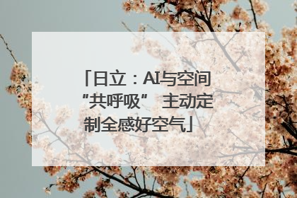 日立：AI与空间“共呼吸” 主动定制全感好空气