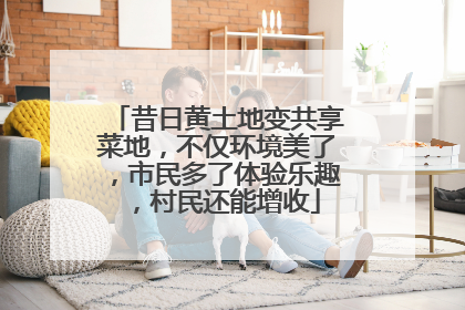 昔日黄土地变共享菜地，不仅环境美了，市民多了体验乐趣，村民还能增收