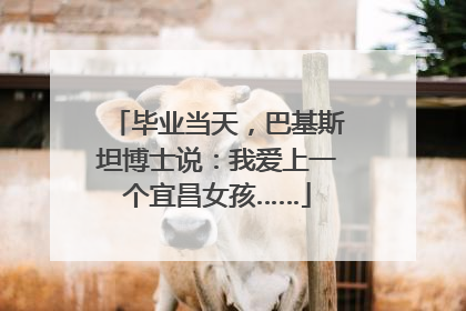 毕业当天，巴基斯坦博士说：我爱上一个宜昌女孩……