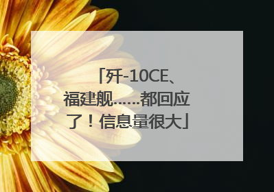 歼-10CE、福建舰……都回应了！信息量很大