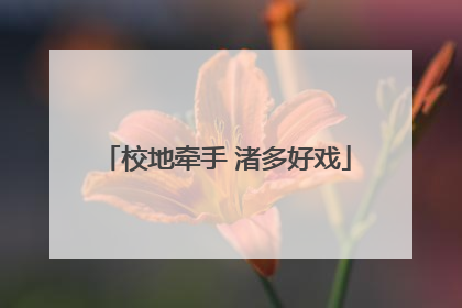 校地牵手 渚多好戏