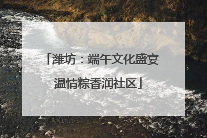 潍坊：端午文化盛宴 温情粽香润社区