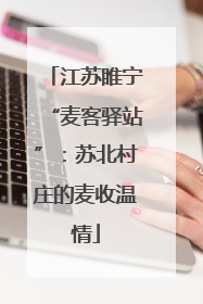 江苏睢宁“麦客驿站”：苏北村庄的麦收温情