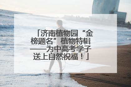 济南植物园“金榜题名”植物特辑——为中高考学子送上自然祝福！