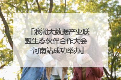 浪潮大数据产业联盟生态伙伴合作大会-河南站成功举办