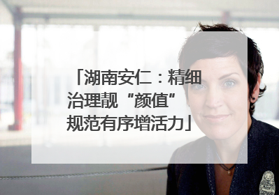 湖南安仁：精细治理靓“颜值” 规范有序增活力