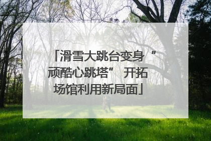 滑雪大跳台变身“顽酷心跳塔” 开拓场馆利用新局面