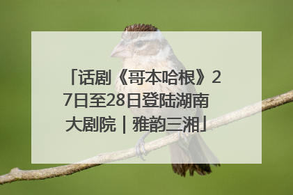 话剧《哥本哈根》27日至28日登陆湖南大剧院｜雅韵三湘