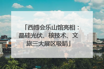 西博会乐山馆亮相：晶硅光伏、核技术、文旅三大展区吸睛