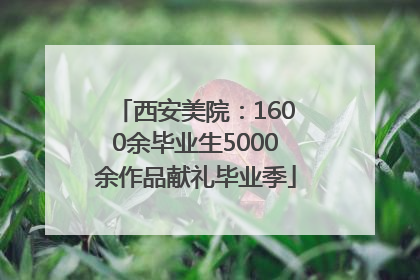 西安美院：1600余毕业生5000余作品献礼毕业季