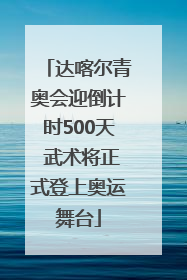 达喀尔青奥会迎倒计时500天 武术将正式登上奥运舞台