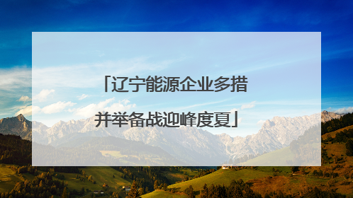 辽宁能源企业多措并举备战迎峰度夏