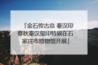 金石传古意 秦汉印春秋秦汉玺印特展在石家庄市博物馆开展