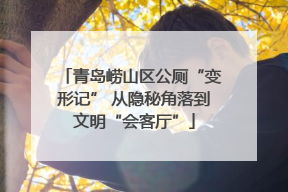 青岛崂山区公厕“变形记” 从隐秘角落到文明“会客厅”