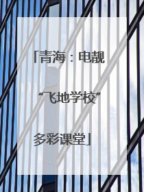青海：电靓“飞地学校”多彩课堂