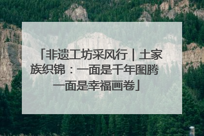 非遗工坊采风行｜土家族织锦：一面是千年图腾 一面是幸福画卷