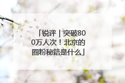 锐评｜突破800万人次！北京的圈粉秘籍是什么