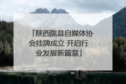 陕西陇县自媒体协会挂牌成立 开启行业发展新篇章