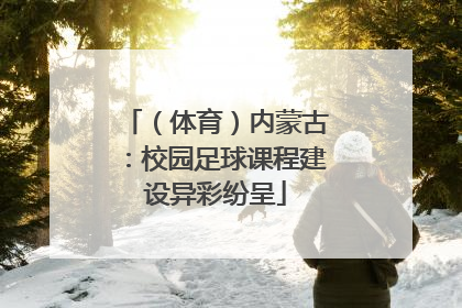 （体育）内蒙古：校园足球课程建设异彩纷呈