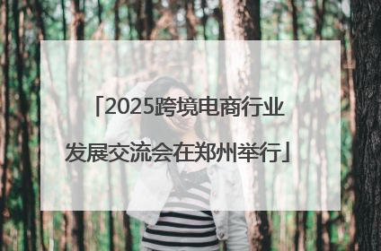 2025跨境电商行业发展交流会在郑州举行